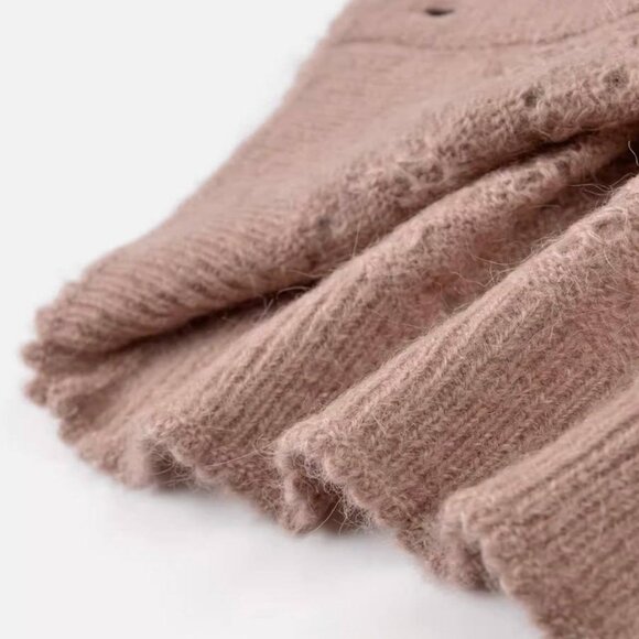 Doen Emery pointelle cardigan pink NWOT - Picture 6 of 8